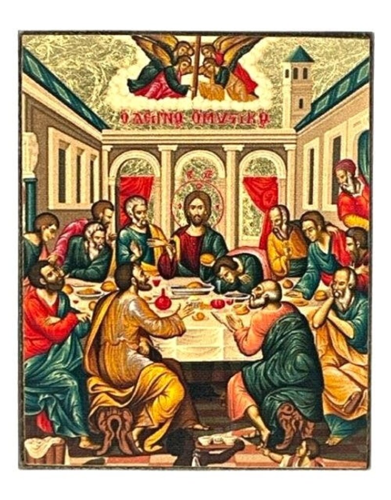 The Last Supper Silk Screen Icon Magnet