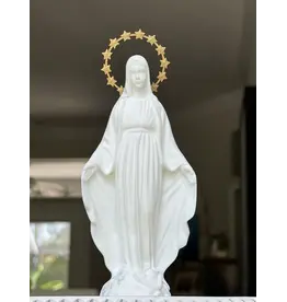 Be Still Prayer Space 3D Printed Immaculate Mary Statue, 10" | Be Still Prayer Space