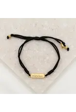 My Saint My Hero Miracles - Words of Wisdom Bracelets - Gold