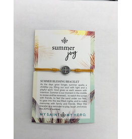 My Saint My Hero Summer Joy Bracelet - Yellow/ Silver