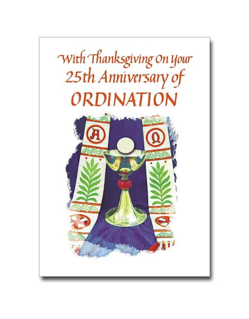 Altar + Home With Thanksgiving on Your 25th Ordination Anniversary