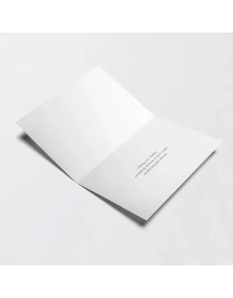 Altar + Home Then Shall All the Trees of the Forest Sing for Joy -Birthday Card