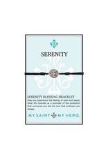 My Saint My Hero Serenity Blessing Bracelet - Black / Silver