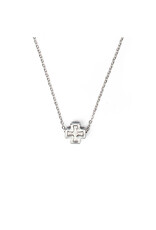My Saint My Hero Faith Petite Necklace - Silver