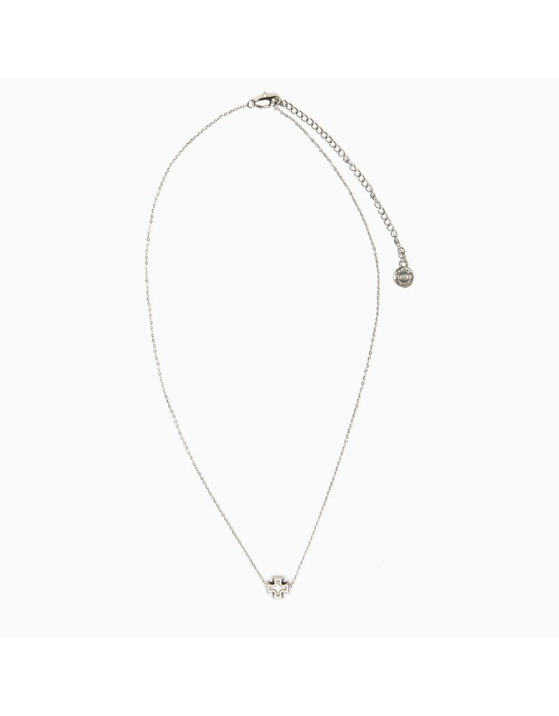 My Saint My Hero Faith Petite Necklace - Silver