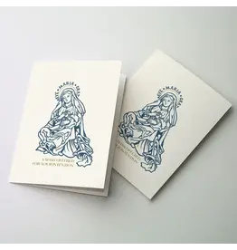 Altar + Home Ave Maria - Mass Intention Card