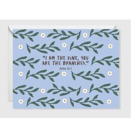 Altar + Home I Am the Vine - petite notecard