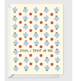 Altar + Home Jesus, I Trust in You - petite notecard