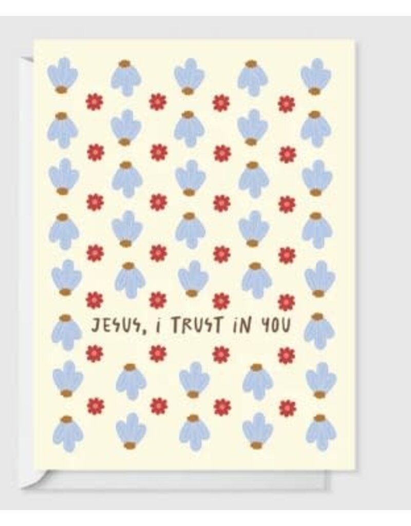 Altar + Home Jesus, I Trust in You - petite notecard