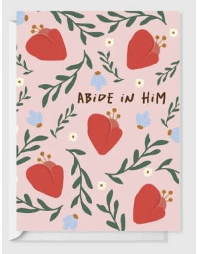 Altar + Home Abide in Him - petite notecard