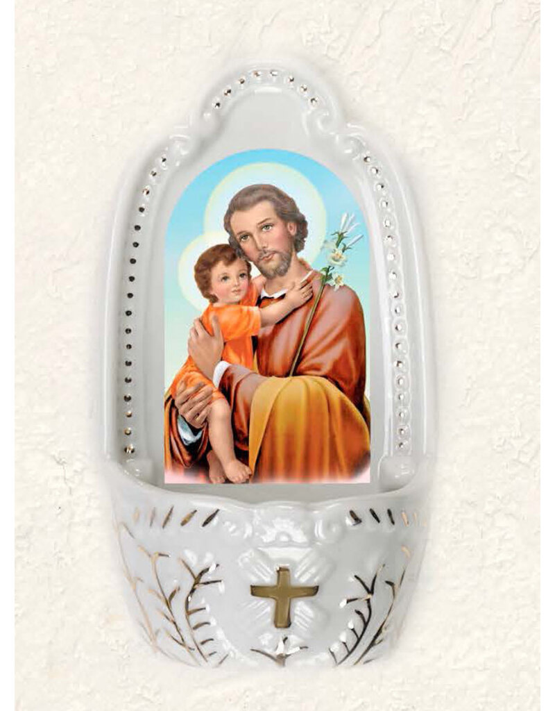 Lumen Mundi St. Joseph Holy Water Font