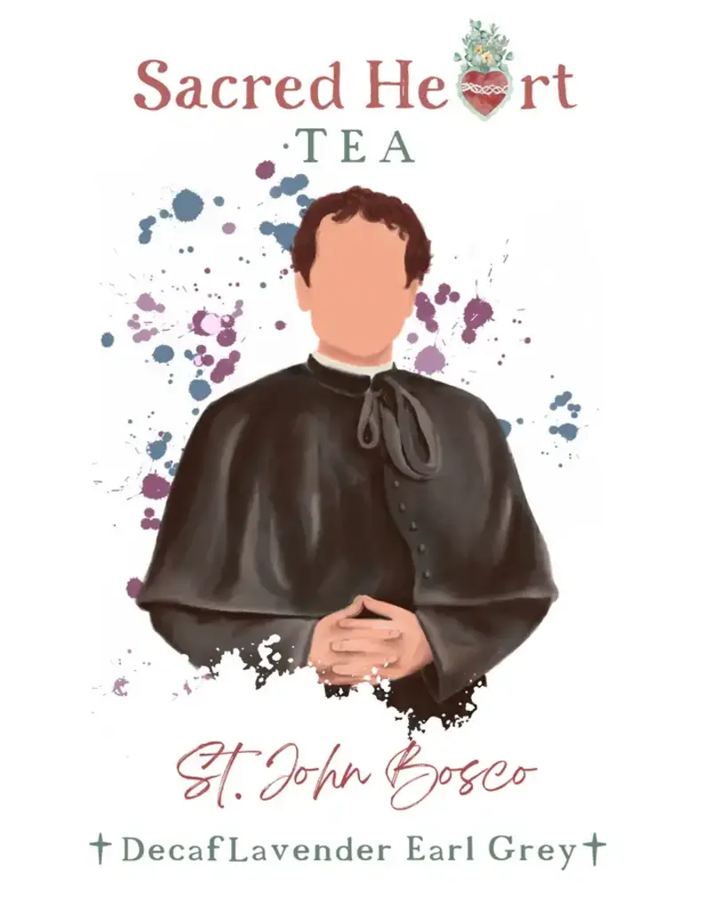 Saint John Bosco – Decaf Earl Grey Lavender Loose-Leaf Tea | 2oz. Bag