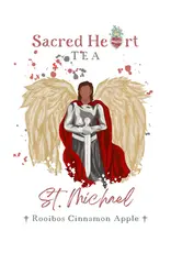 Saint Michael the Archangel – Apple Cinnamon Rooibos Caffeine-Free Herbal Blend Loose-Leaf Tea | 2oz. Bag