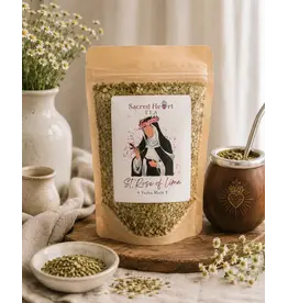 Saint Rose of Lima – Yerba Mate Citrus Bright & Energizing Blend Loose-Leaf Tea | 2oz. Bag