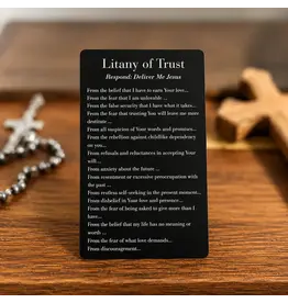 Full of Grace USA Litany of Trust - Metal Prayer Card