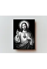 Consecration to the Sacred Heart of Jesus - Metal Prayer Card