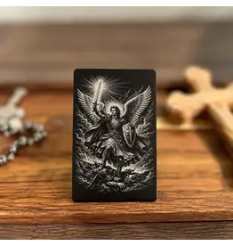 St. Michael - Metal Prayer Card