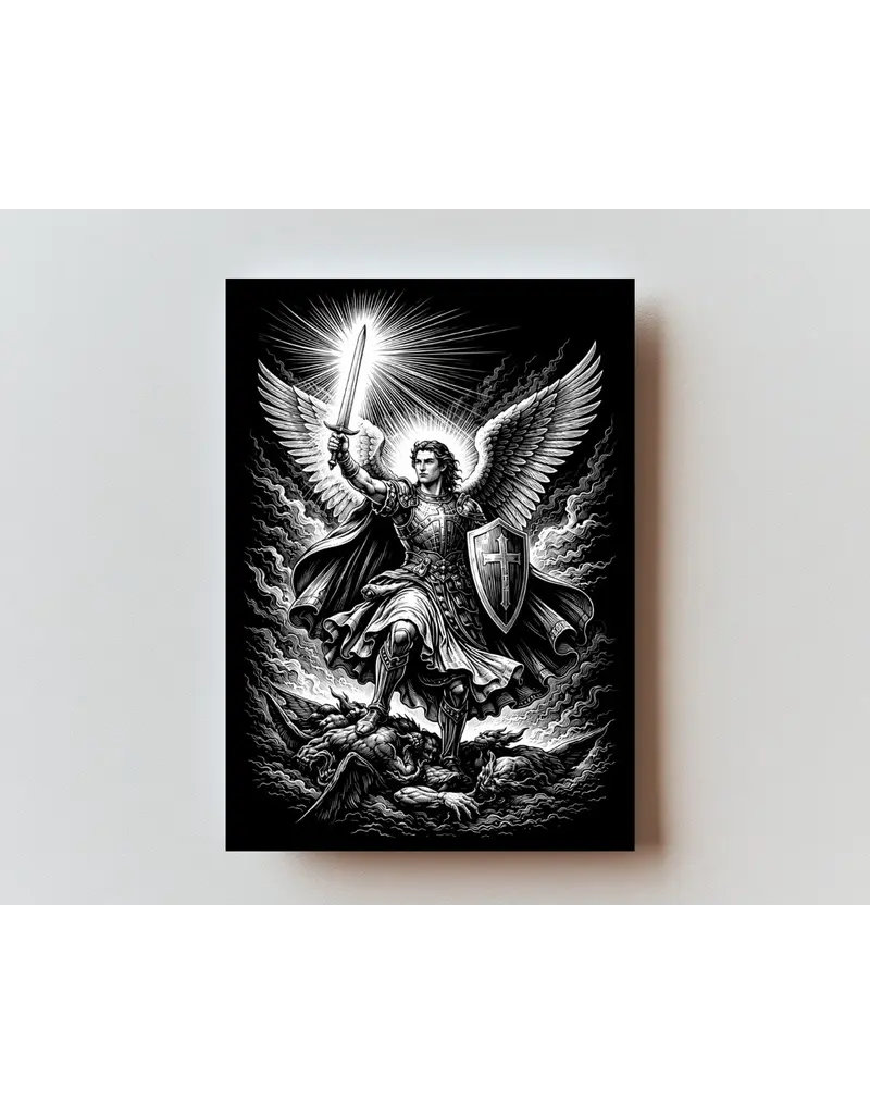 St. Michael - Metal Prayer Card