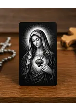 Consecration to Mary - Metal Prayer Card