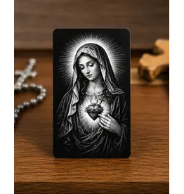 Consecration to Mary - Metal Prayer Card
