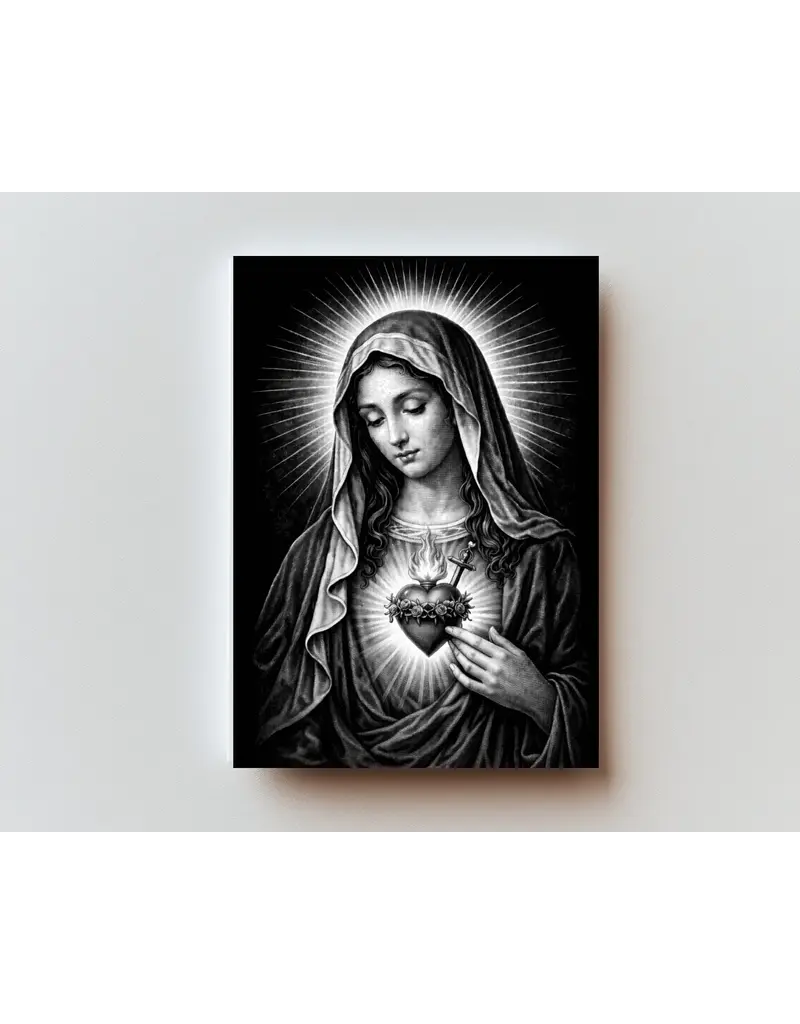 Consecration to Mary - Metal Prayer Card