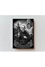 St. Maximilian Kolbe - Metal Prayer Card