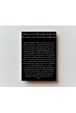 St. Maximilian Kolbe - Metal Prayer Card