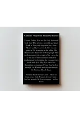 Catholic Prayer for Ancestral Curses - Metal Prayer Card