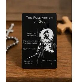 Full Armor of God - Metal Prayer Card