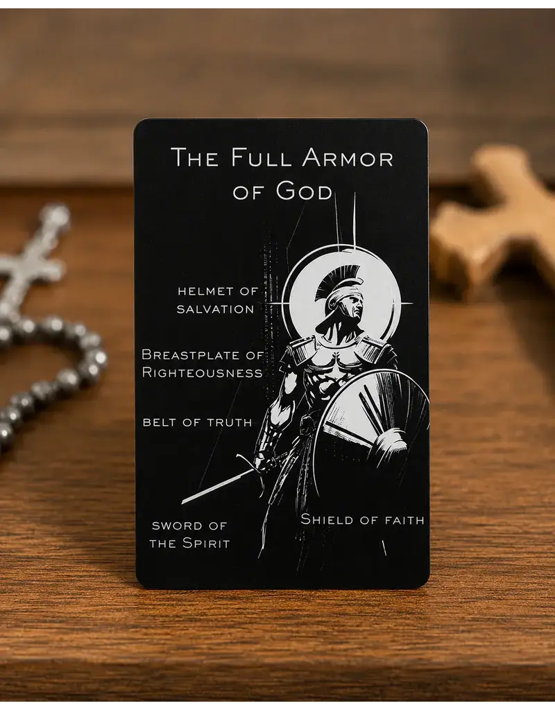Full Armor of God - Metal Prayer Card