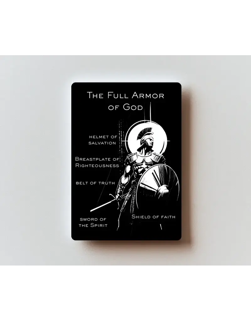 Full Armor of God - Metal Prayer Card