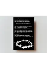 Litany of Humility - Metal Prayer Card