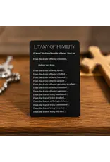 Litany of Humility - Metal Prayer Card