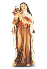 WJ Hirten 4" Statue with Prayer Card St. Therese of Lisieux