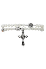 McVan Mother of Pearl Twistable Rosary Bracelet