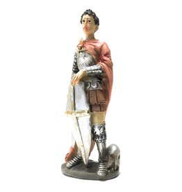 WJ Hirten 4" Statue with Prayer Card St. George
