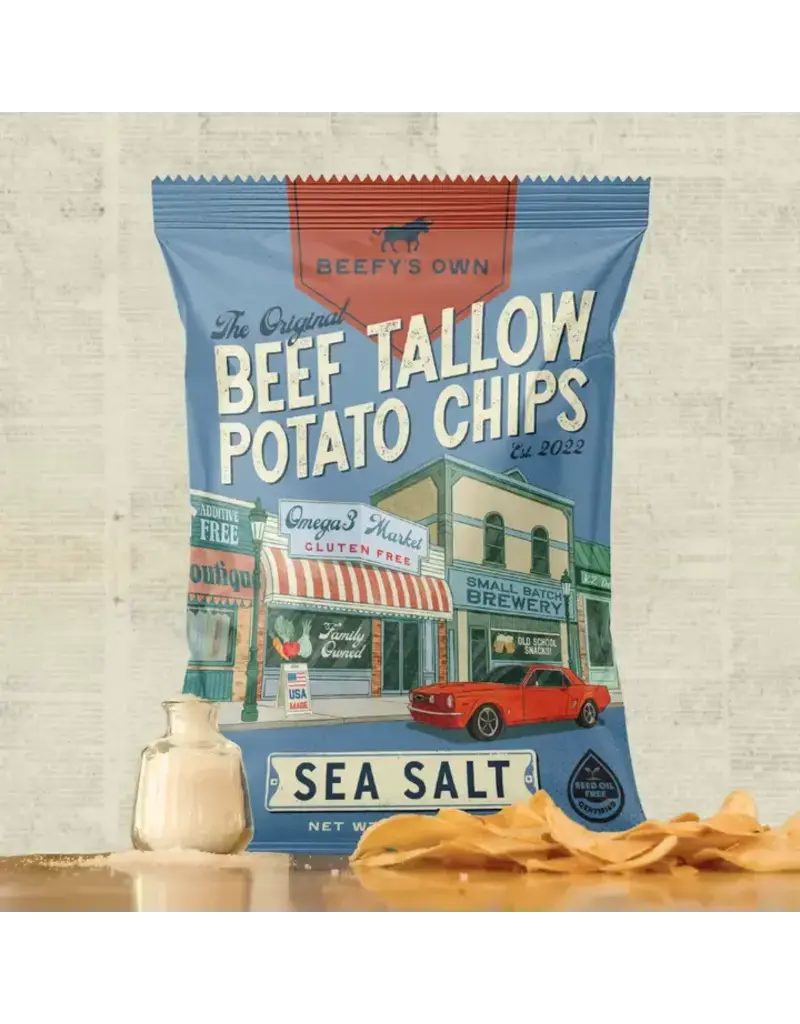 Beef Tallow Potato Chips - Sea Salt