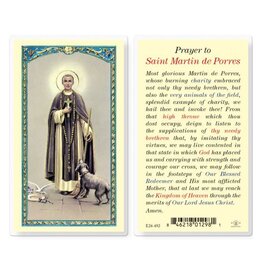 WJ Hirten Laminated Holy Card (S-Z)