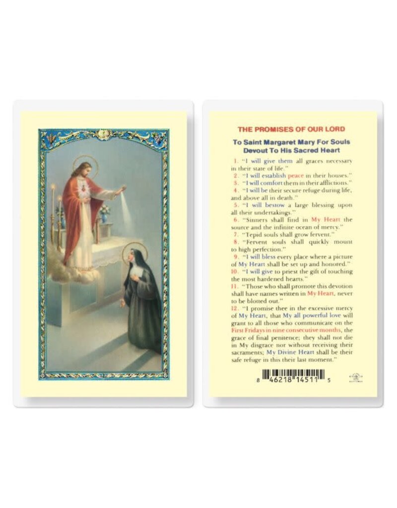 WJ Hirten Laminated Holy Card (S-Z)