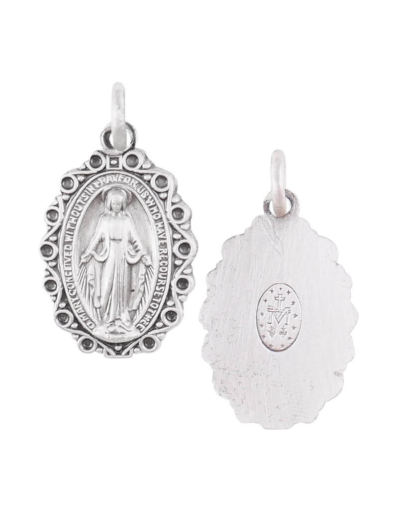 Wallace Brothers Manufacturing Sterling Silver Fancy ​Miraculous Medal