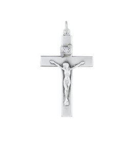 Wallace Brothers Manufacturing Sterling Silver Crucifix
