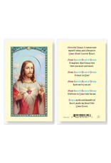 WJ Hirten Laminated Holy Card (S-Z)