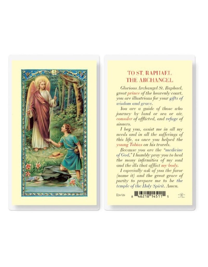 WJ Hirten Laminated Holy Card (S-Z)