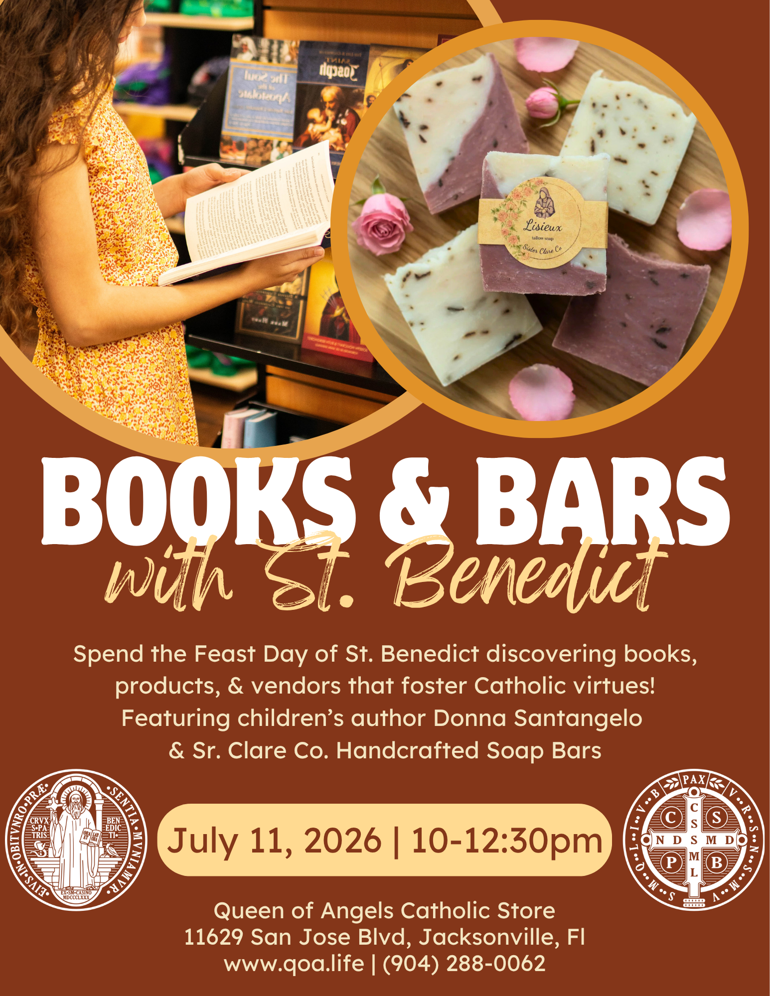 Book and Bars with St. Benedict