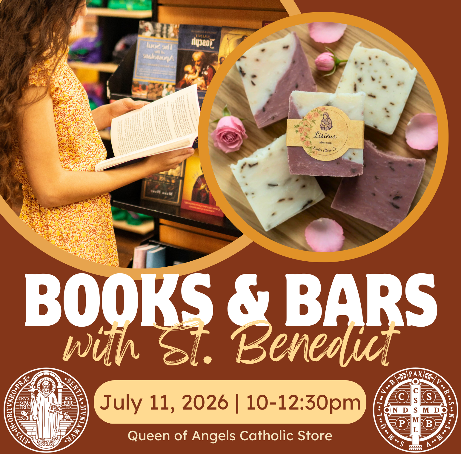 Book and Bars with St. Benedict