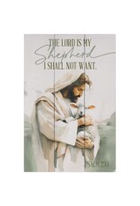 Sincere Surroundings The Lord Is My Shepherd, Rustic Pallet- (16" X 10.5")