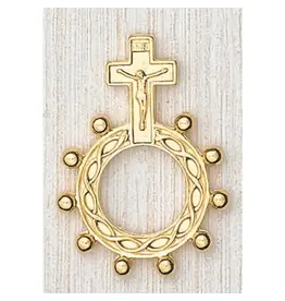 Lumen Mundi Finger Rosary - Gold Tone