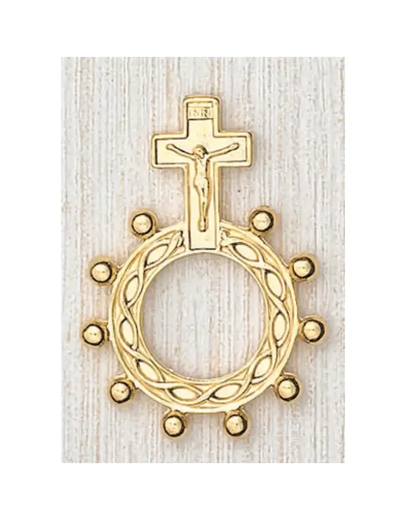 Lumen Mundi Finger Rosary - Gold Tone