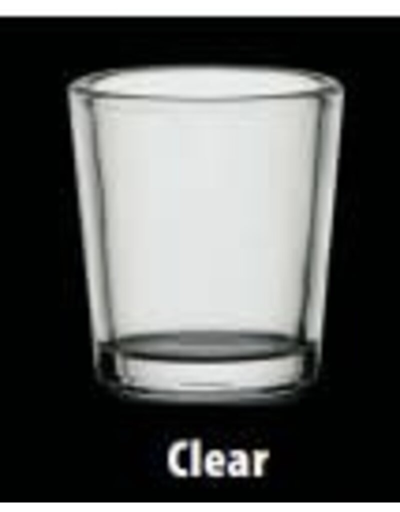 Cathedral Candle Co. Clear Votive Candle Glass (10 hour) - Box of 12