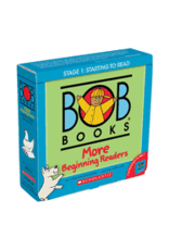 Scholastic Inc Bob Books - More Beginning Readers Box Set of 12 Paperbacks Decodable Phonics Books, Ages 4 and Up, Kindergarten (Stage 1: Starting to Read) (Bob Books)